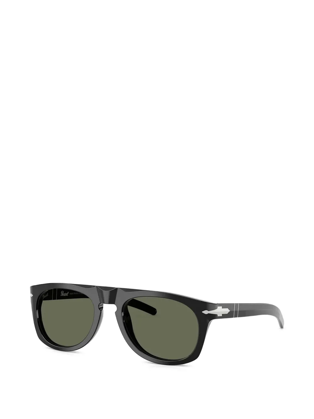 Persol Zonnebril met vierkant montuur Zwart