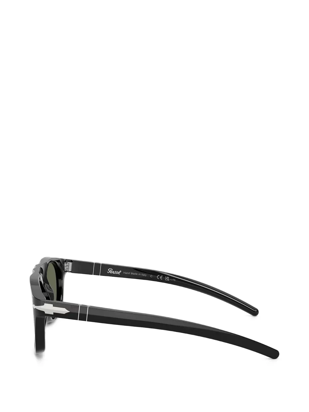 Persol Zonnebril met vierkant montuur Zwart