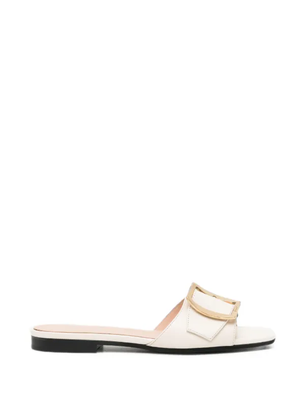 Bally Buckle-detail Sandals in White