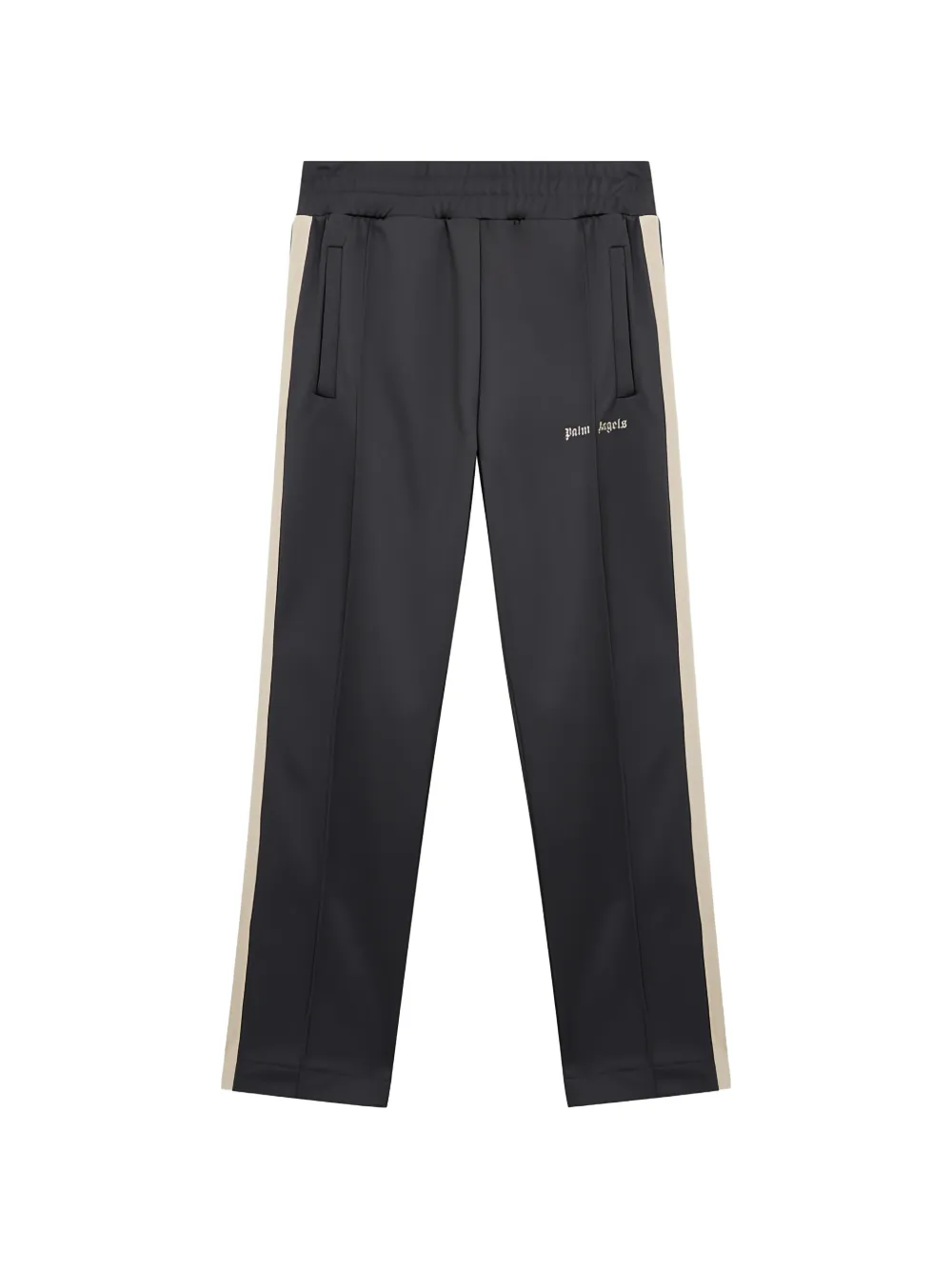 Palm Angels logo-print side-stripe track pants - Grigio