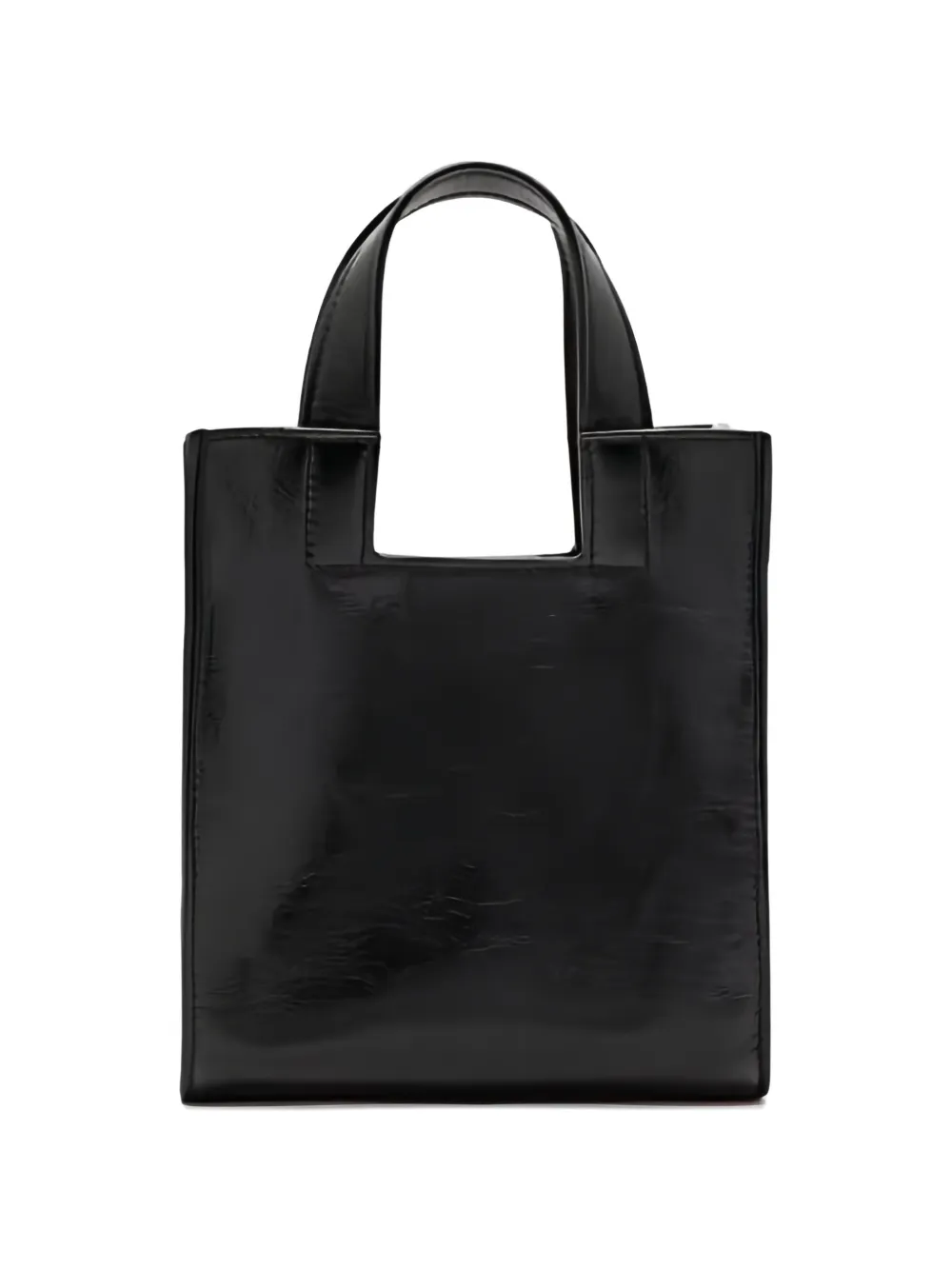 Bally Kleine Easy leren shopper Zwart