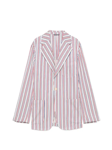 Romeo Gigli Pre-Owned chaqueta a rayas 1990