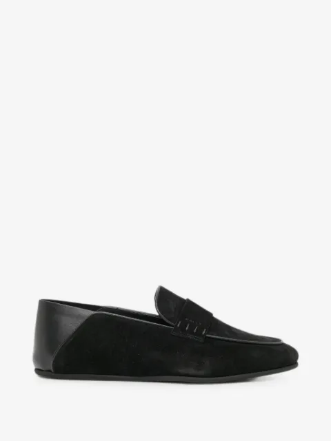 Bally suede penny loafers