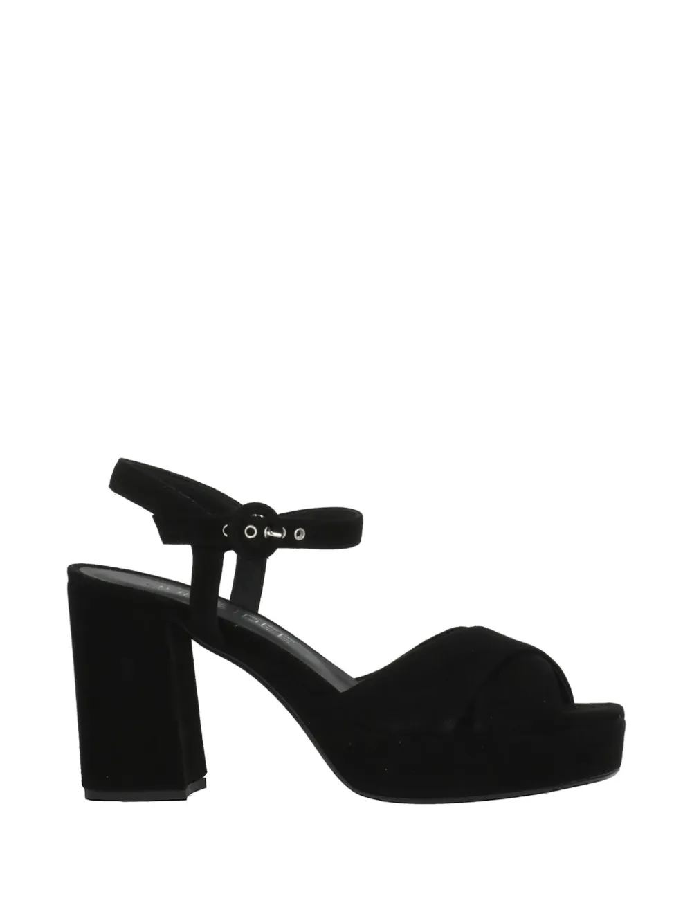 Julie Dee buckle-fastening platform sandals Zwart