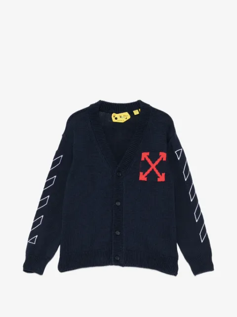 Off-White Kids cárdigan con motivo Arrows Diag