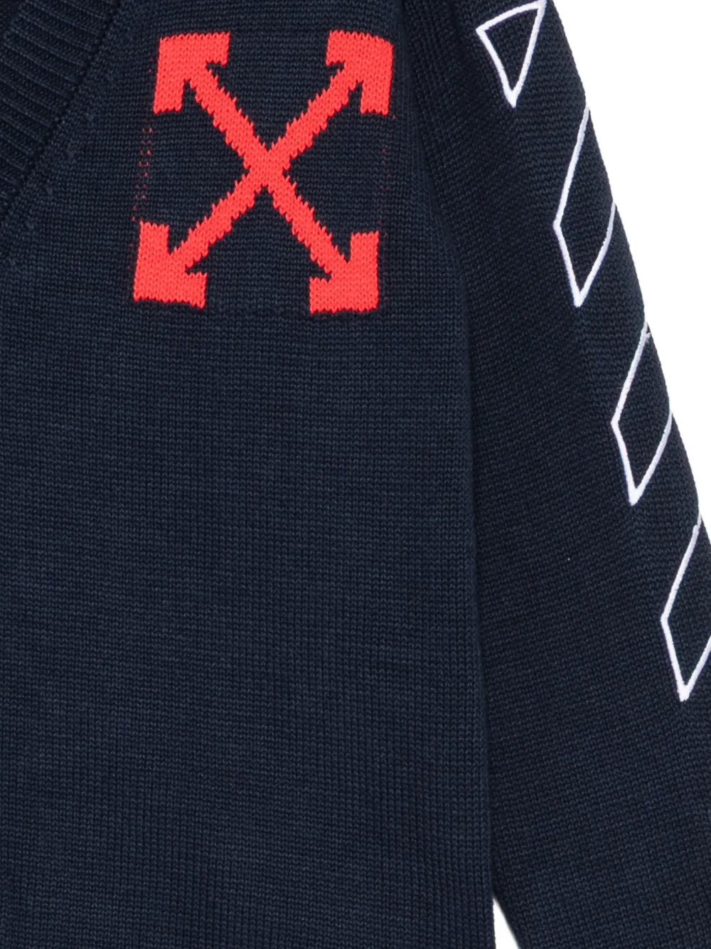 Off-White Kids Arrows vest met Diag-streep Blauw