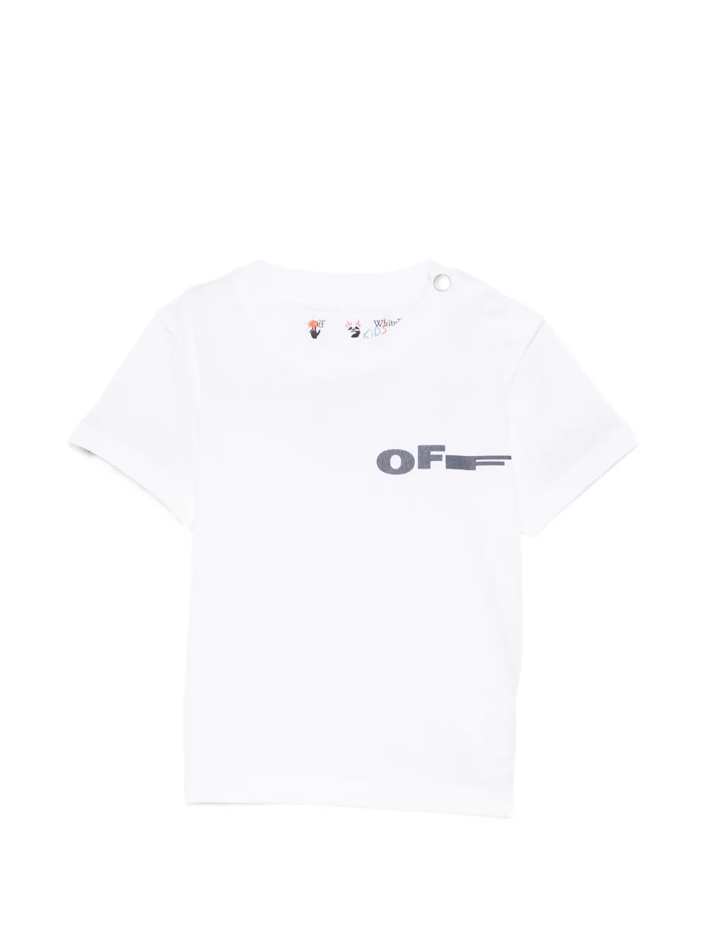 Off-White Kids T-shirt con logo - Bianco