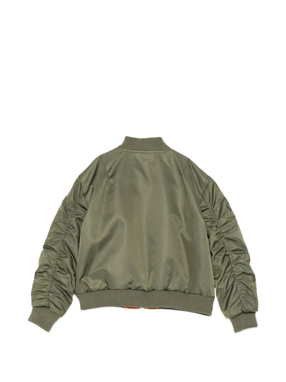 Off-White Kids Bomberjack met logoprint Groen