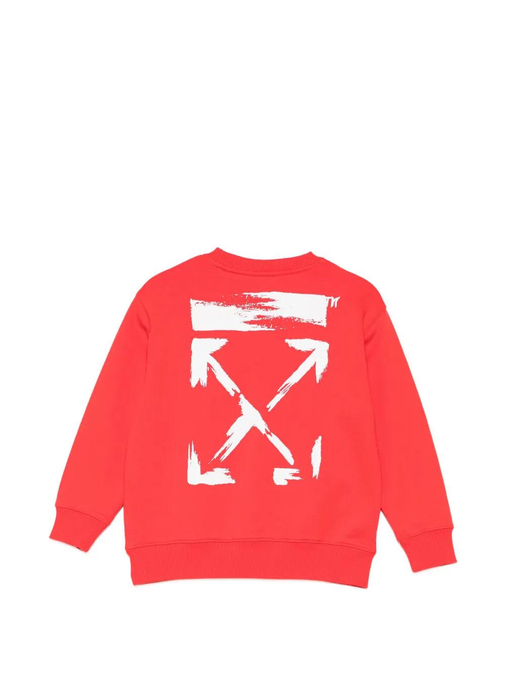 Off-White Kids Trui met logoprint Rood