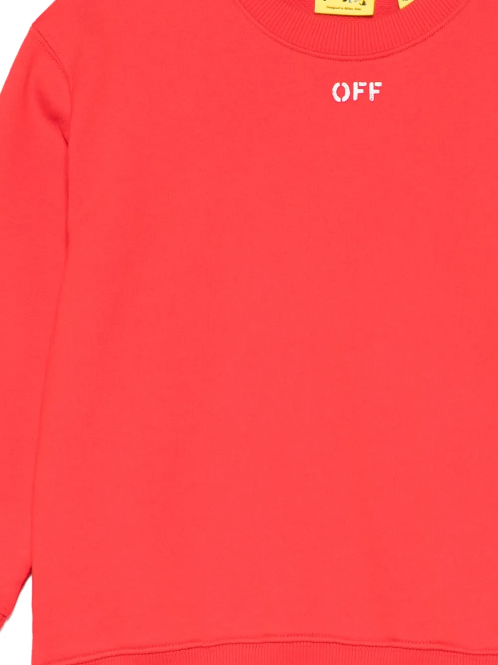 Off-White Kids Trui met logoprint Rood