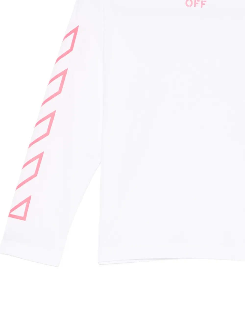 Off-White Kids T-shirt met lange mouwen Wit