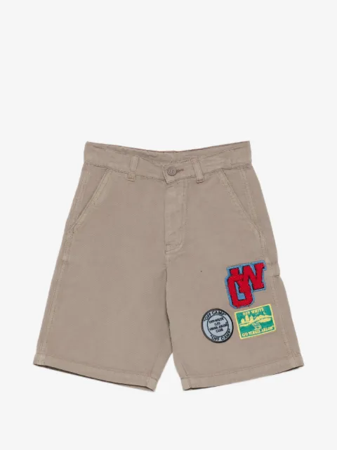 Off-White Kids patch-detail shorts