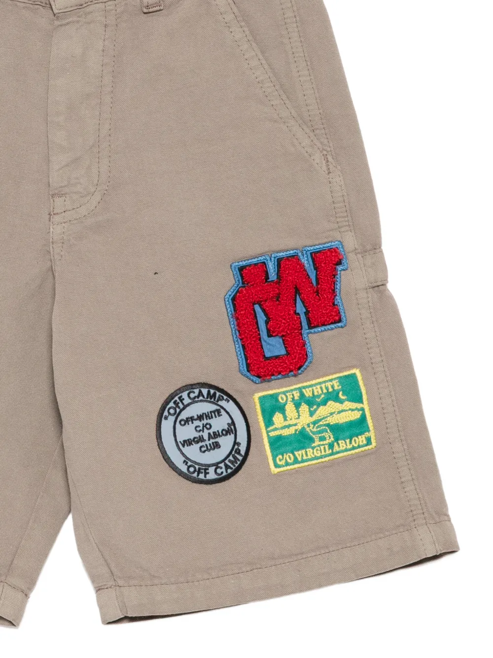 Off-White Kids Shorts met patch Bruin