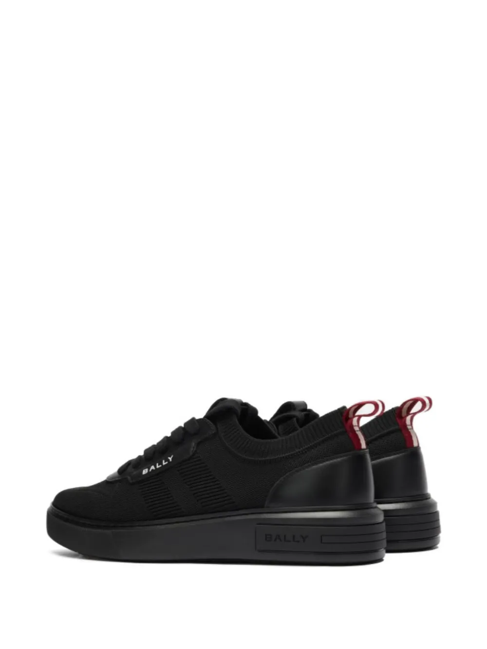 Bally panelled knit sneakers Zwart