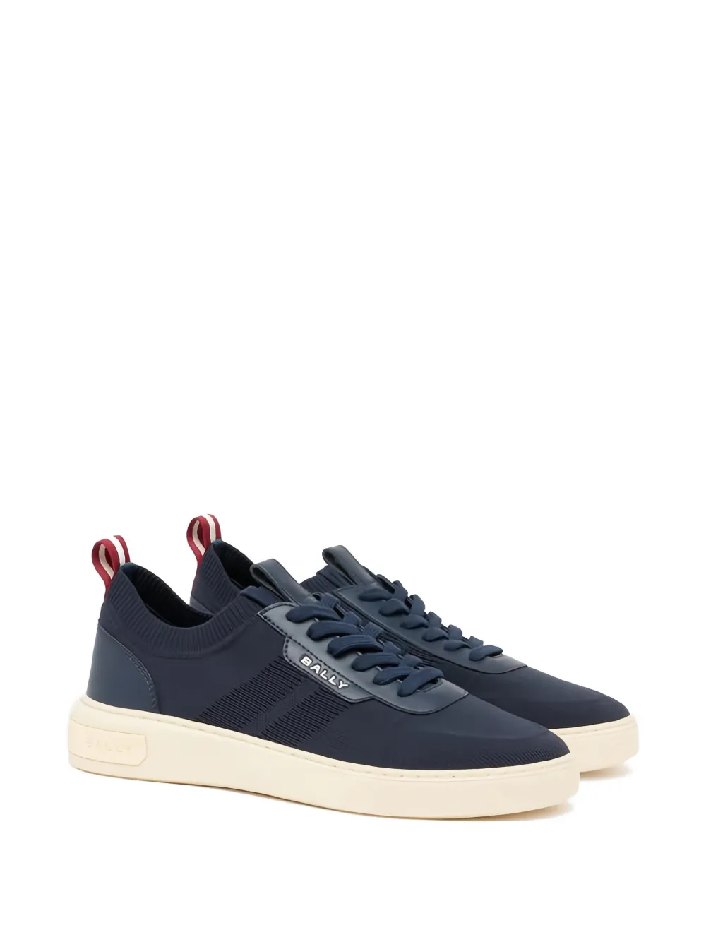 Bally knit panelled sneakers - Blue