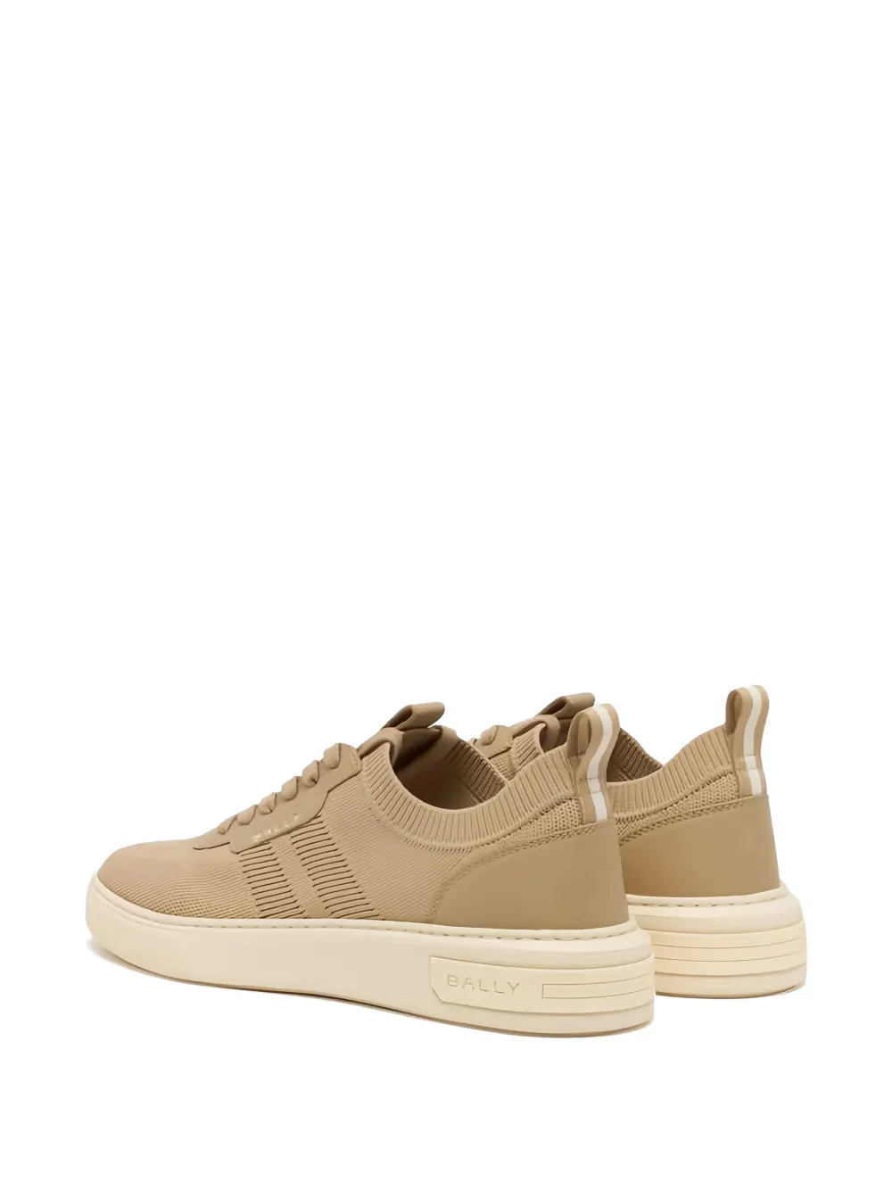 Bally panelled knit sneakers Beige