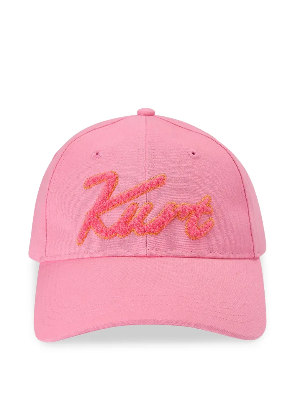 Kurt Geiger London logo-embroidered baseball cap - Rosa