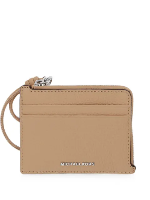 Michael Michael Kors logo-plaque card holder