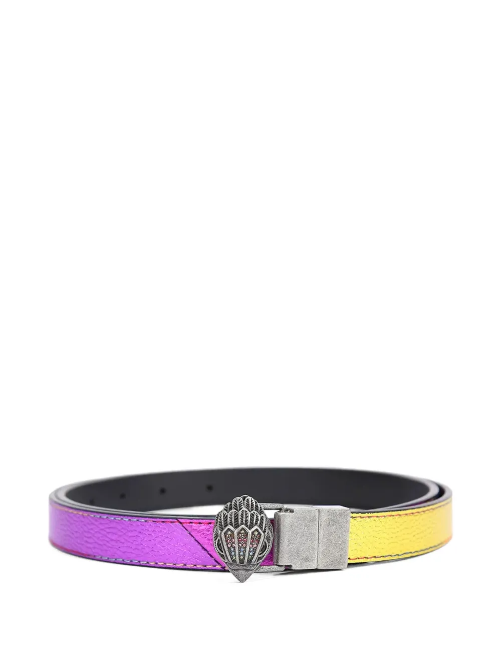 Kurt Geiger London eagle-head reversible belt - Nero