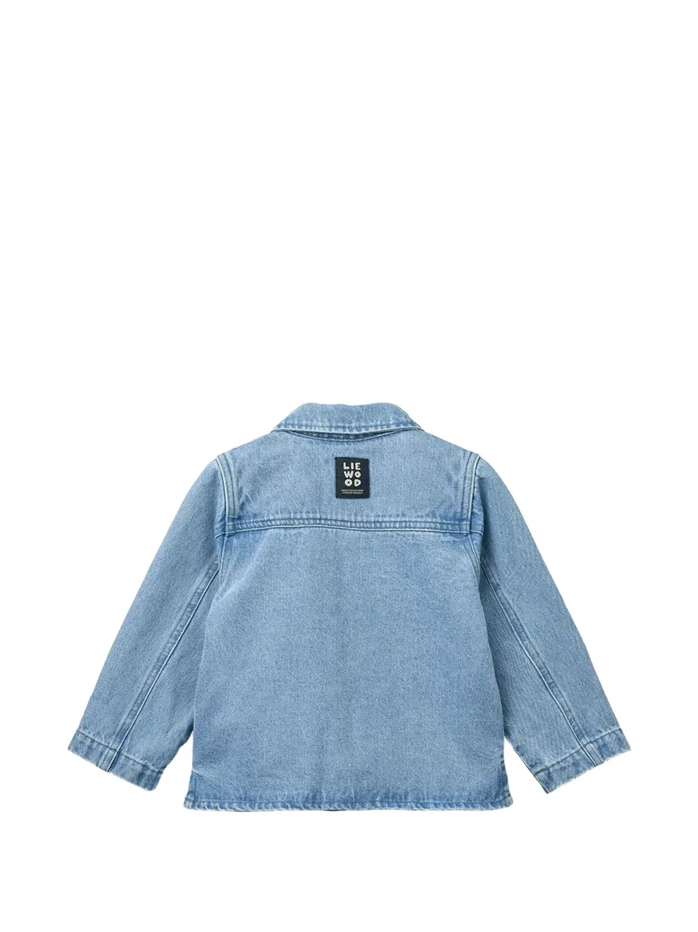 Liewood Kinsley spijkershirt met geborduurde tijger Blauw