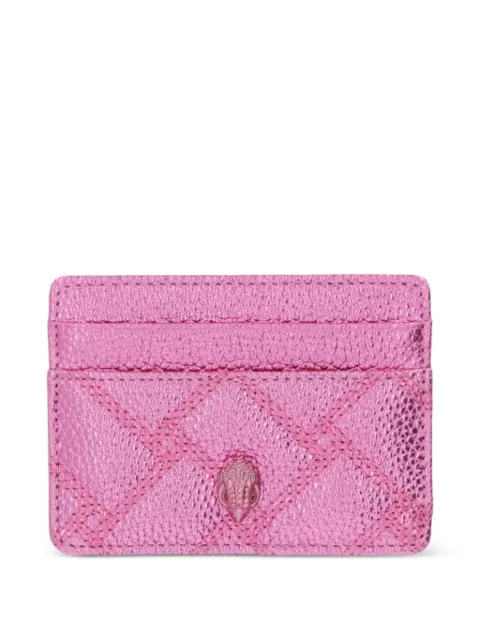 Kurt Geiger London quilted metallic cardholder