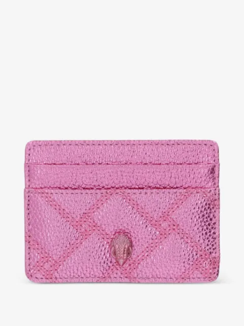 Kurt Geiger London quilted metallic cardholder