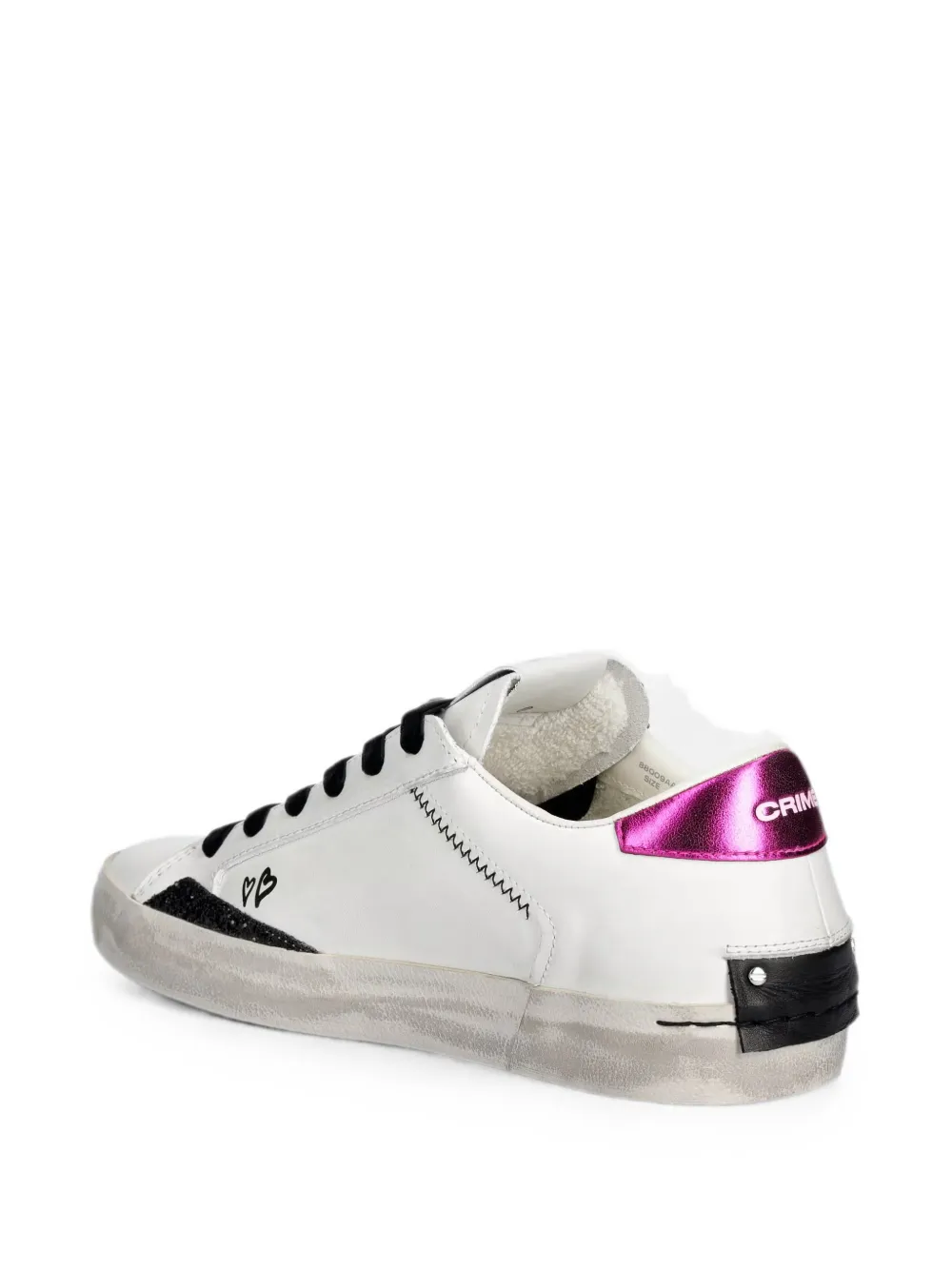 Crime London x Looney Tunes distressed-effect sneakers Wit
