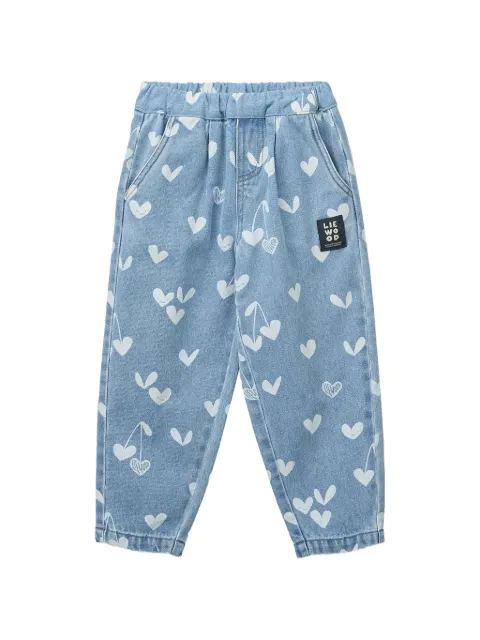Liewood Borris heart-print jeans