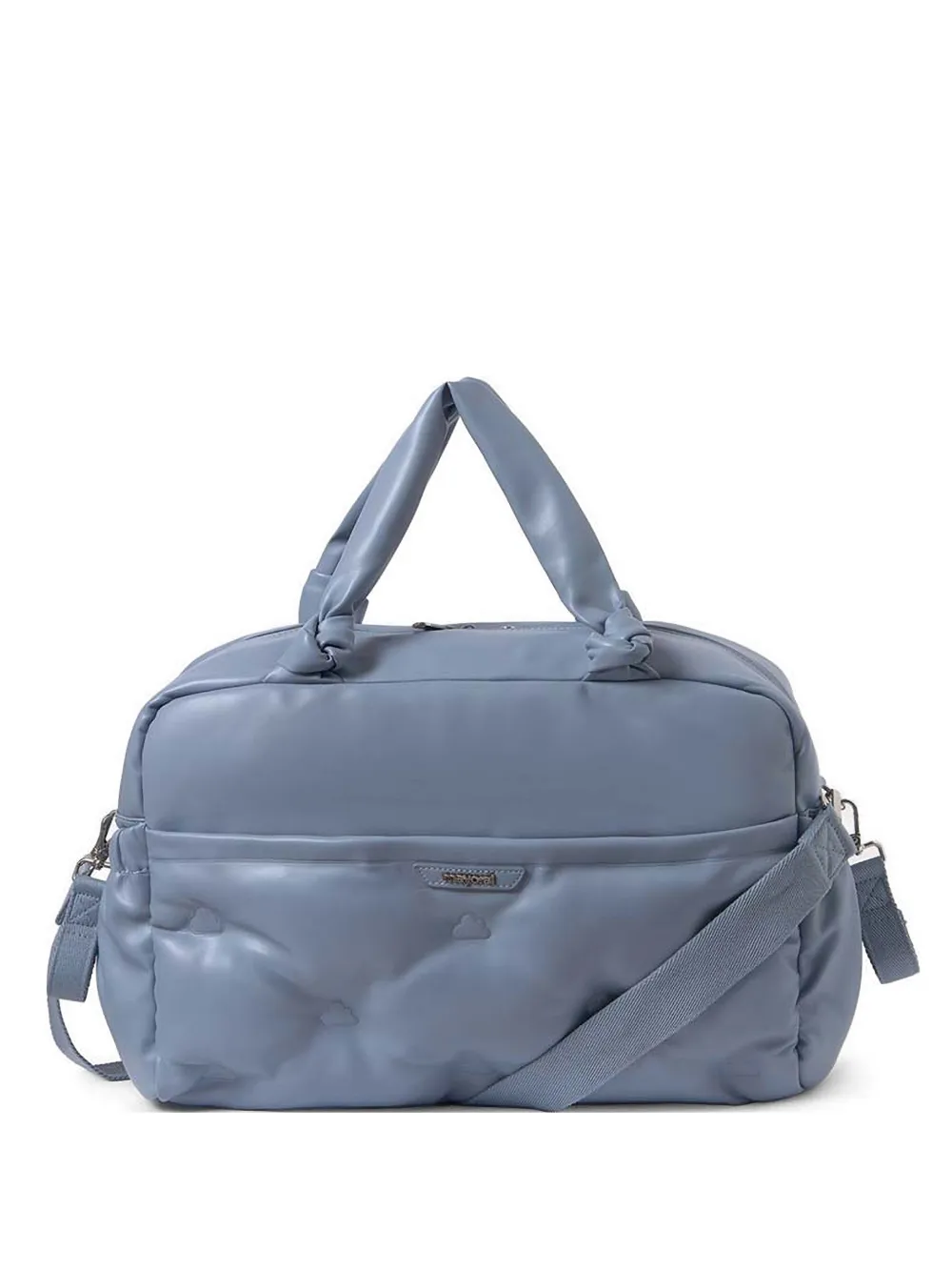 Mayoral cloud-quilted knotted maternity tote bag - Blu