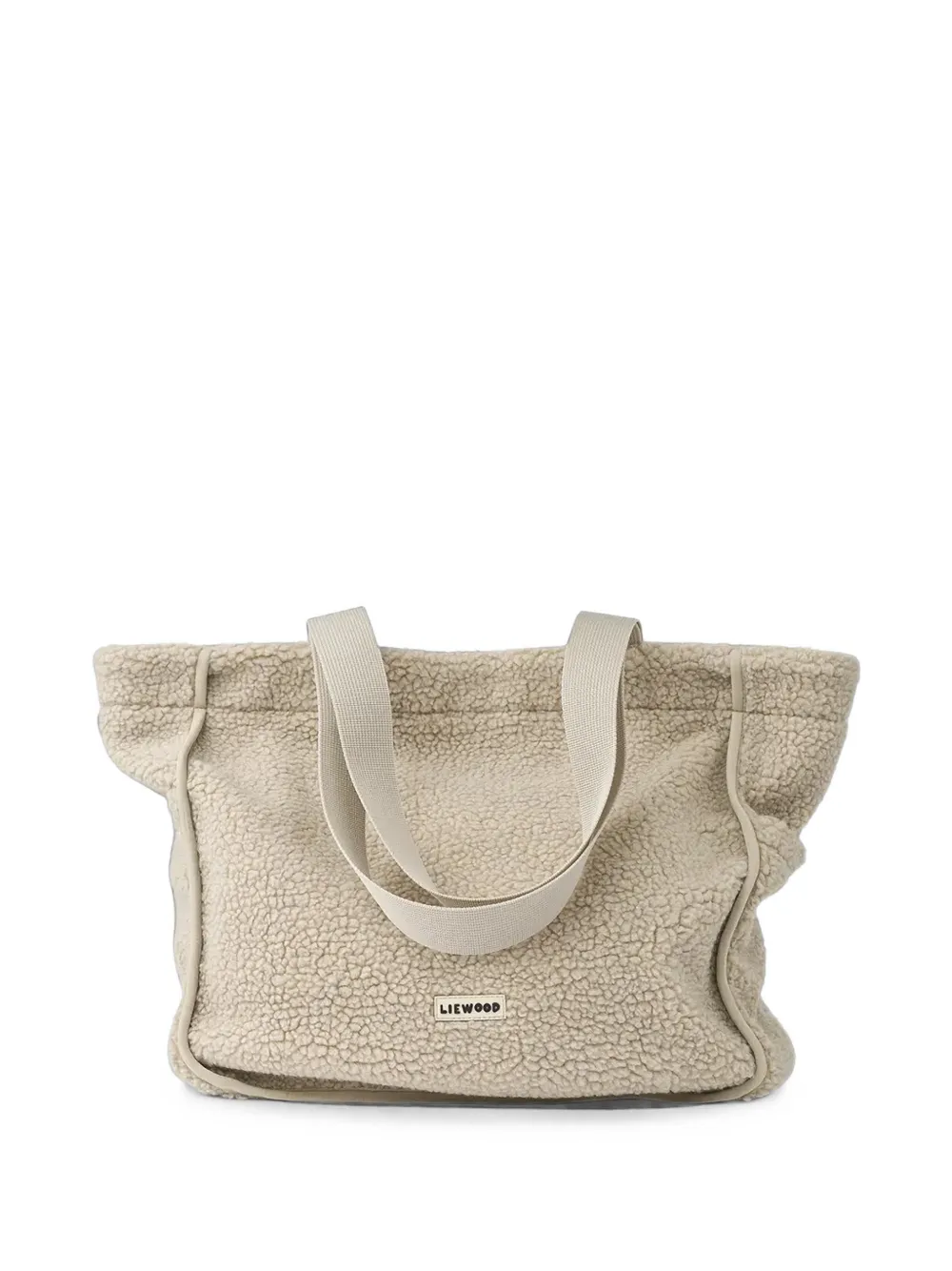 Liewood medium Reed teddy-texture tote bag - Tons neutres