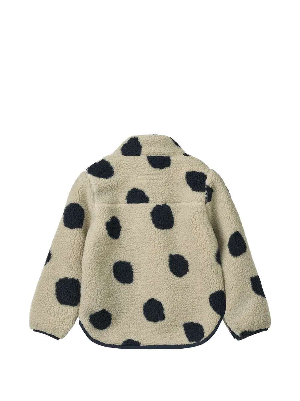 Liewood Noam fleece jack met stippen Beige