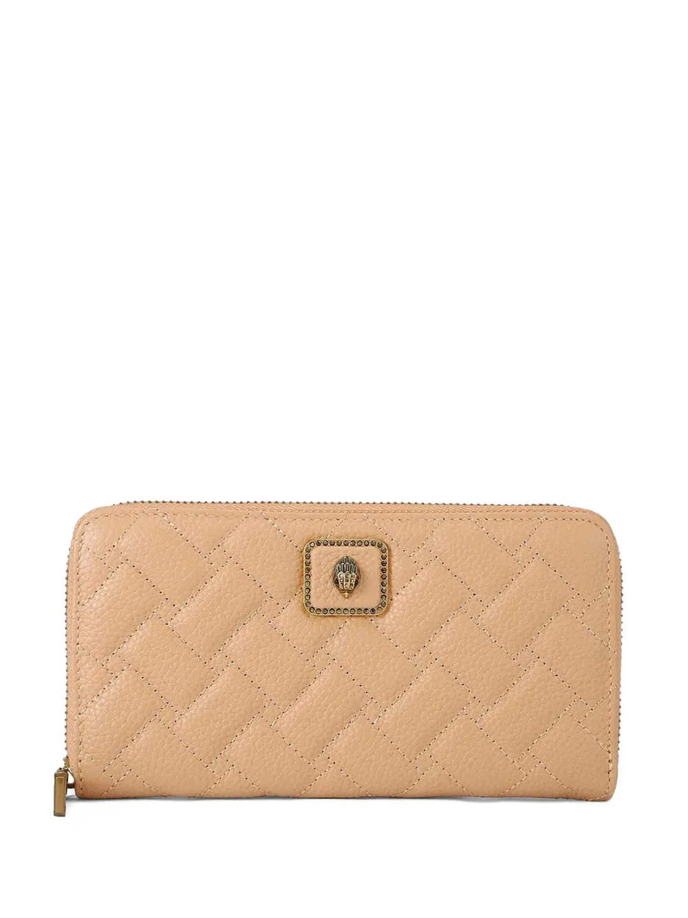 Kurt Geiger London eagle-plaque quilted wallet - Toni neutri