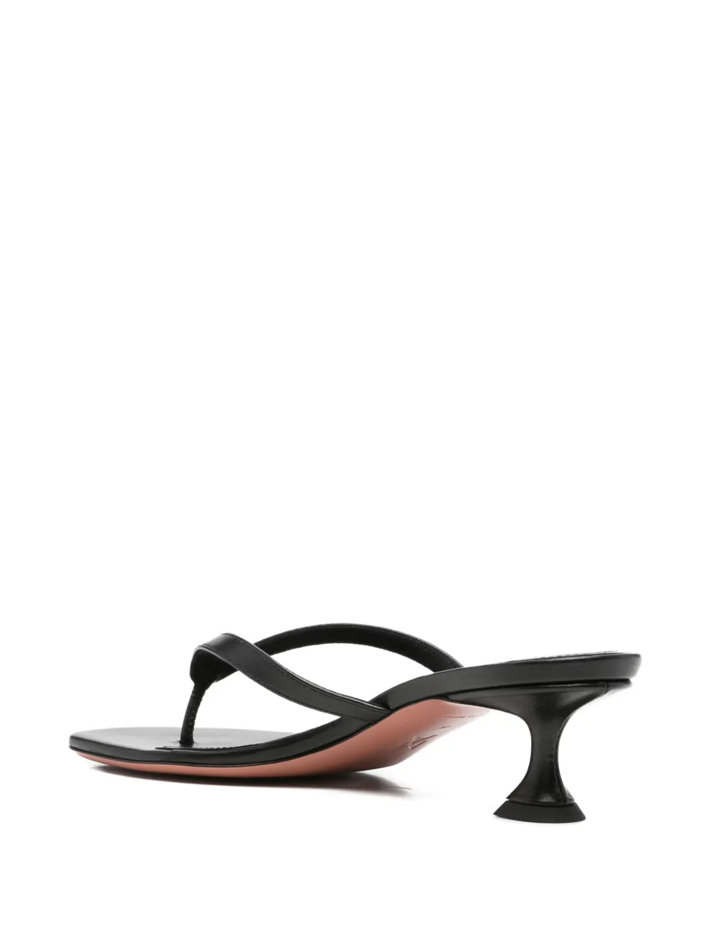 Amina Muaddi Juliette thong sandals Zwart