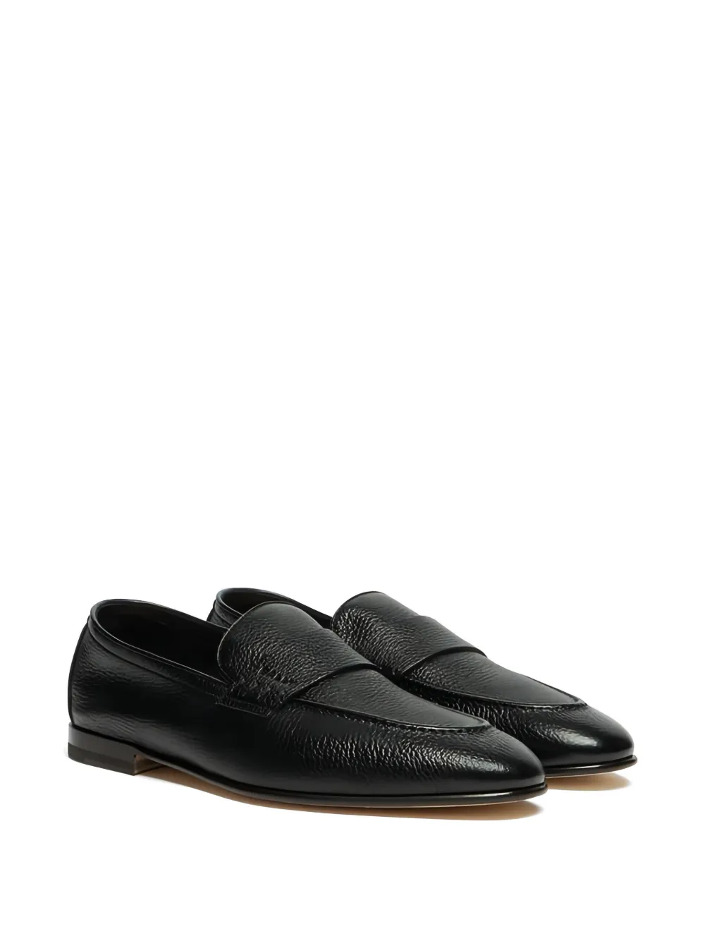 Bally grainy-leather loafers - Nero