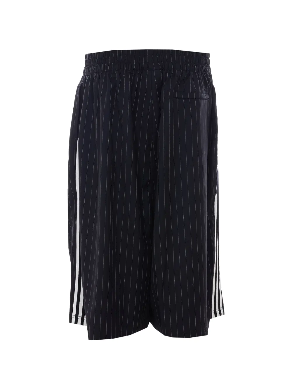 adidas x Willy Chavarria gestreepte shorts Blauw