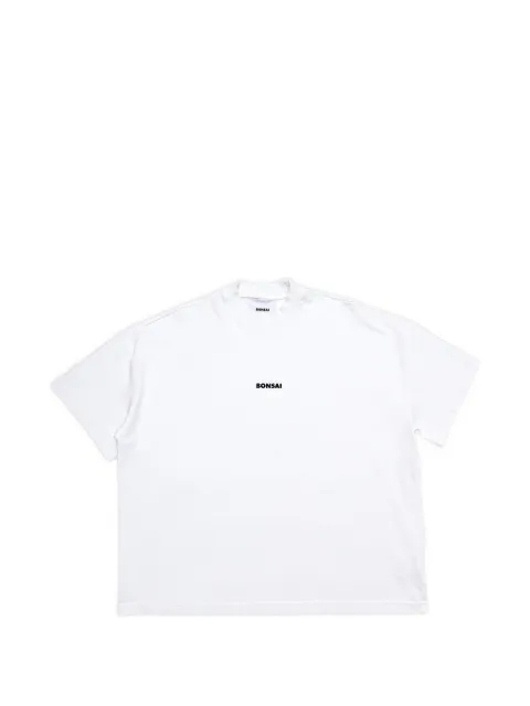 Bonsai logo-print drop-shoulder T-shirt