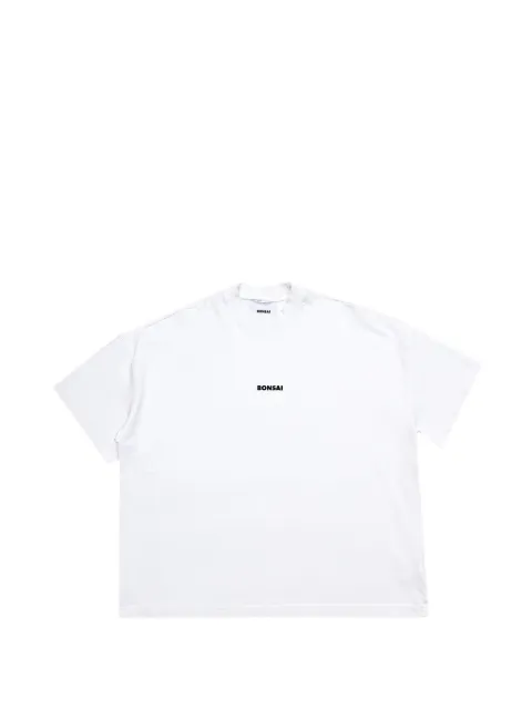 Bonsai logo-print drop-shoulder T-shirt