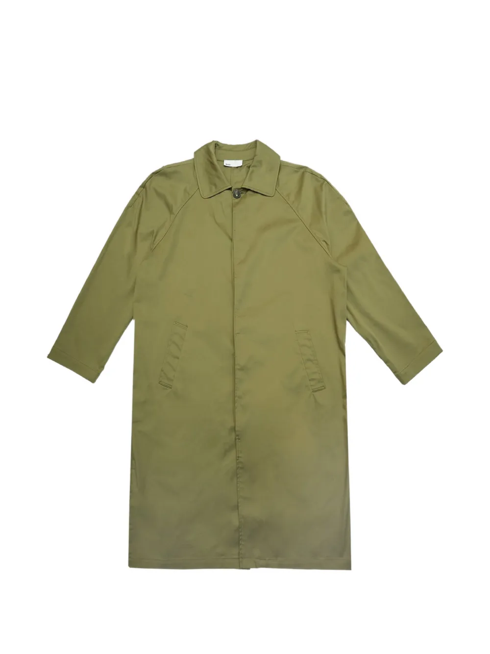 WOC Xian raglan-sleeve trench coat - Grün