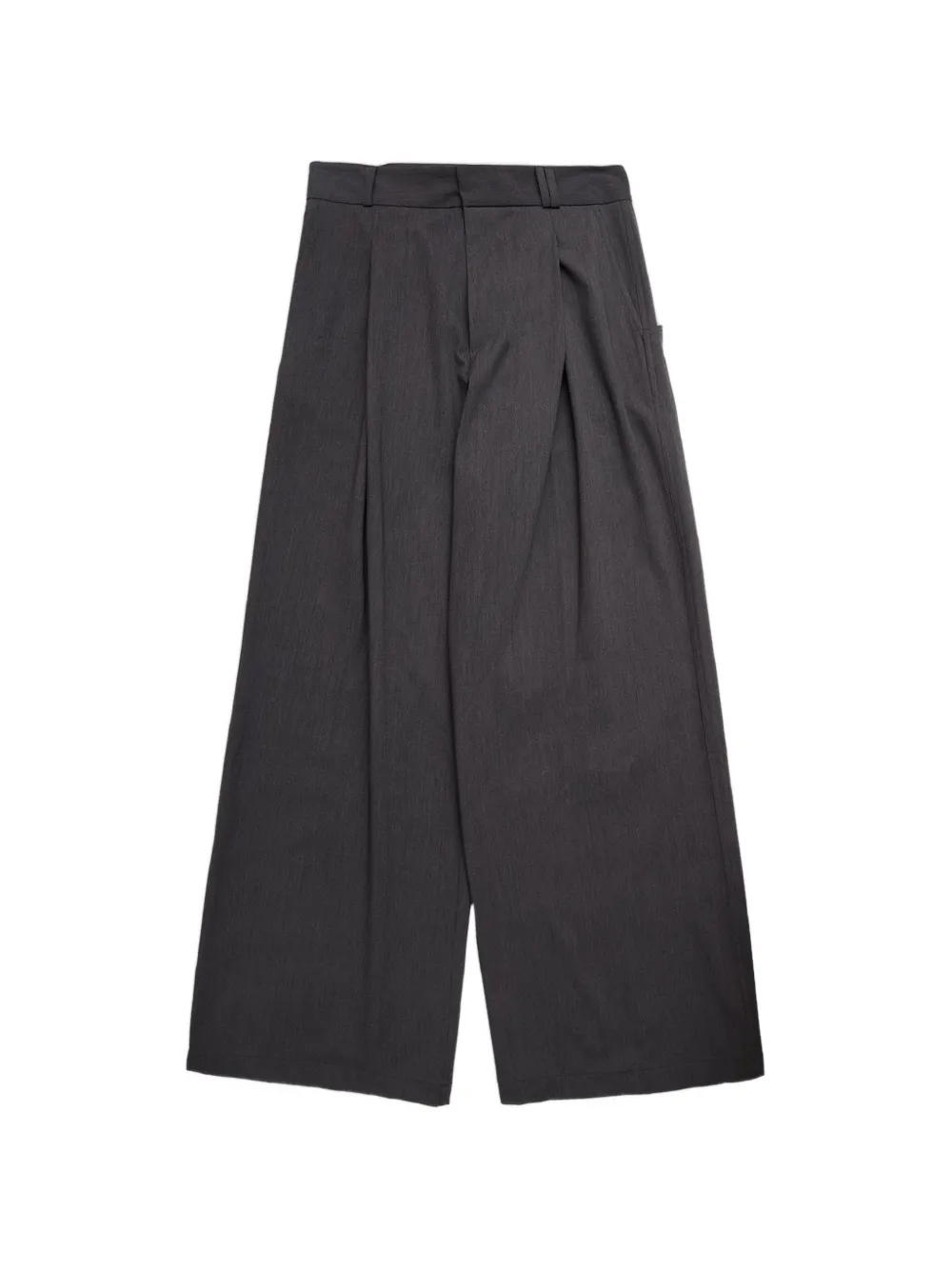 Bonsai pleated wide-leg trousers - Grigio