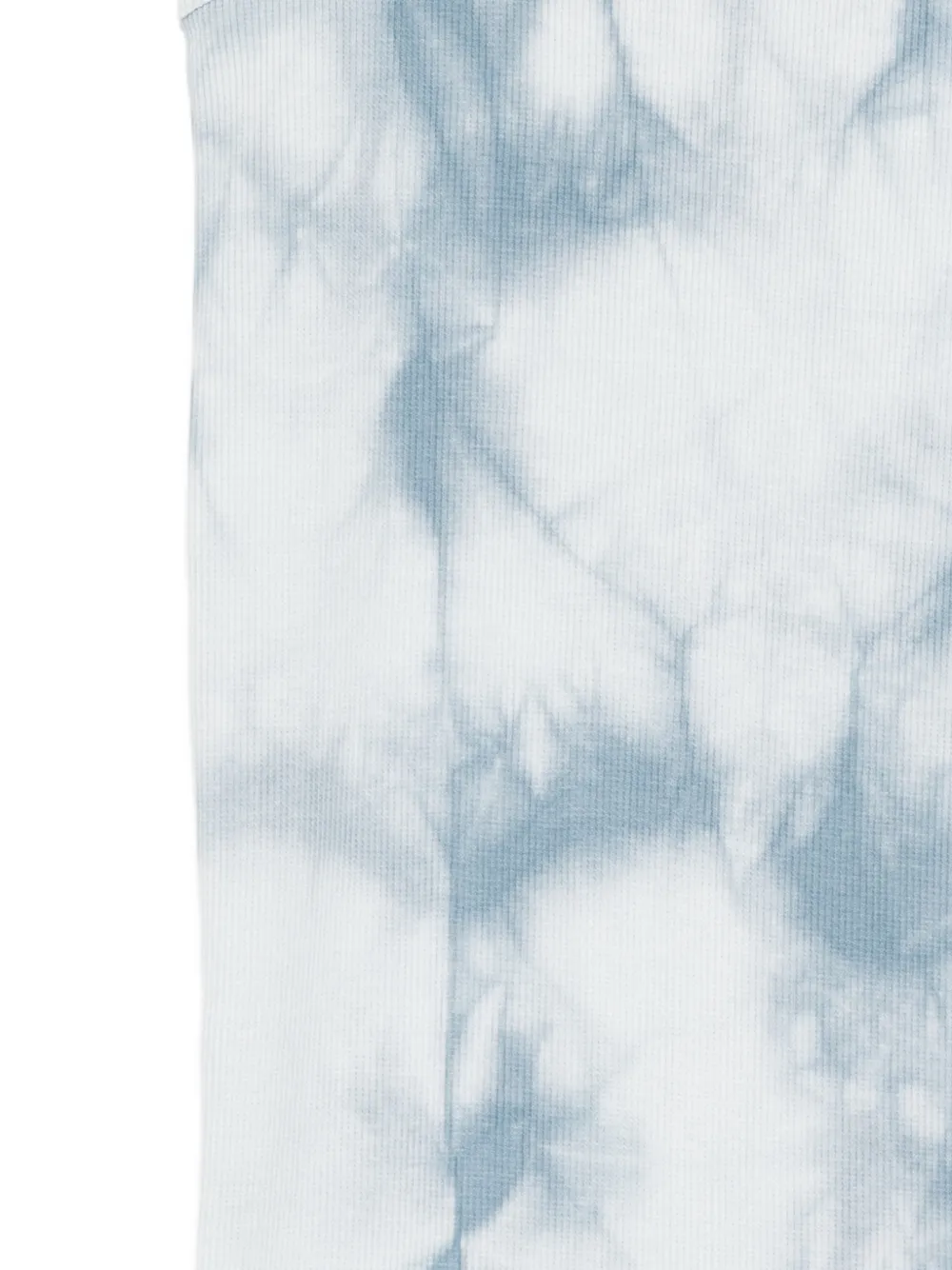 Off-White Kids Geribbelde jurk met tie-dye Blauw