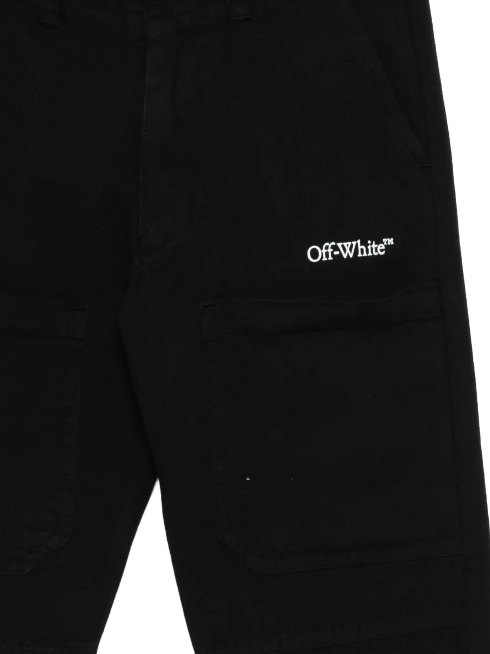 Off-White Kids Trainingsbroek met geborduurd logo Zwart