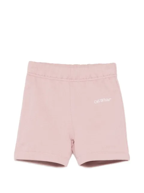 Off-White Kids logo-print jersey shorts