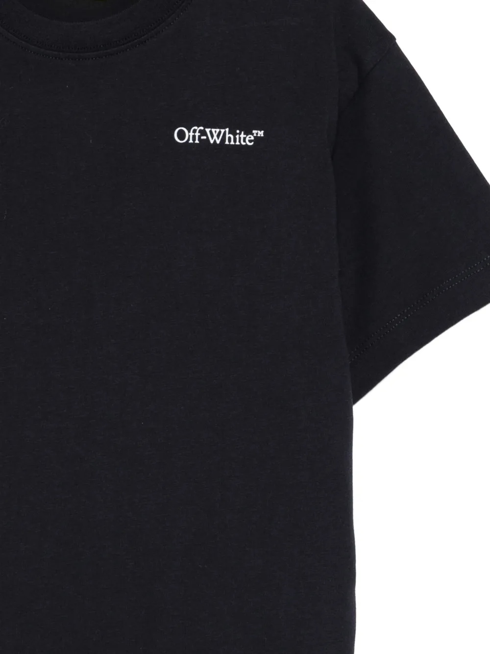 Off-White Kids T-shirt met logoprint Zwart