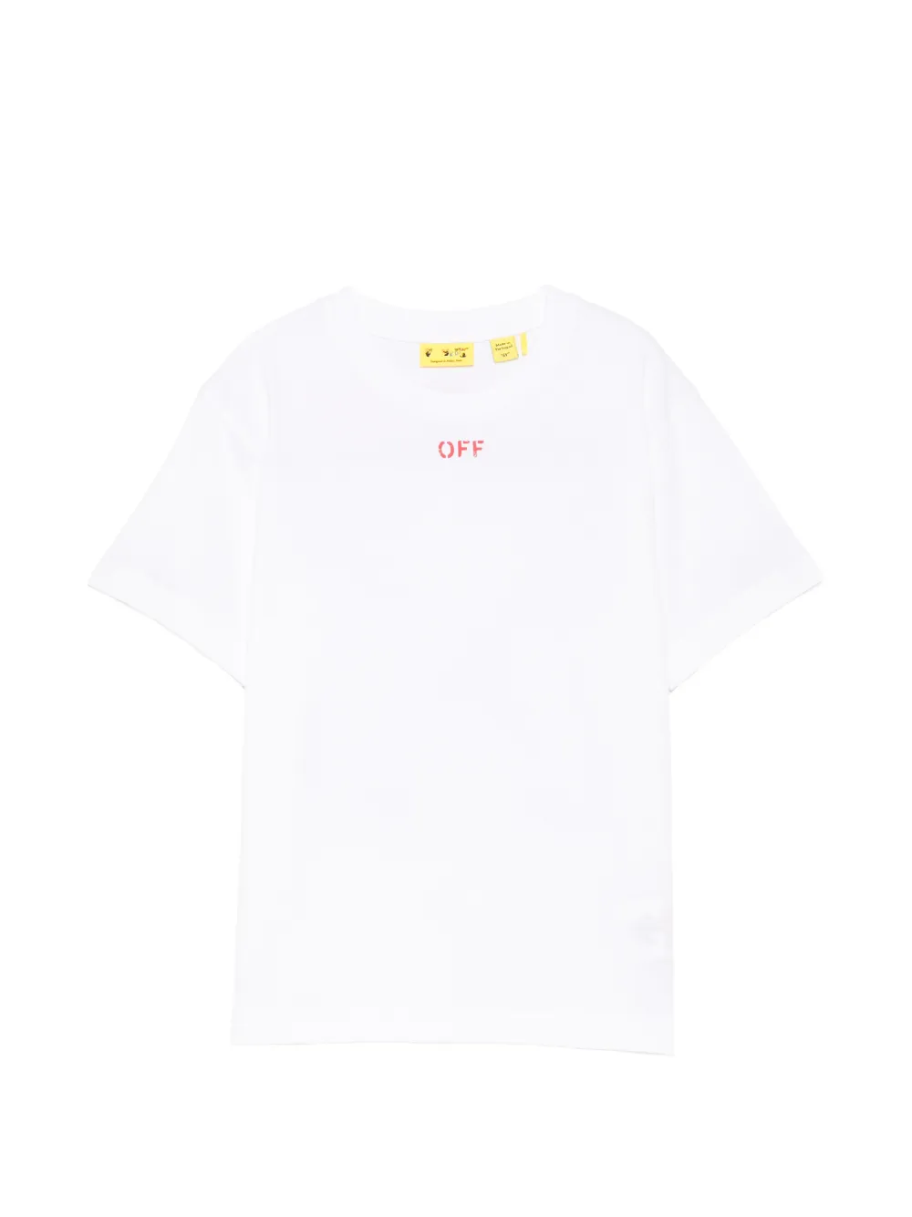 Off-White Kids logo-print T-shirt - Bianco