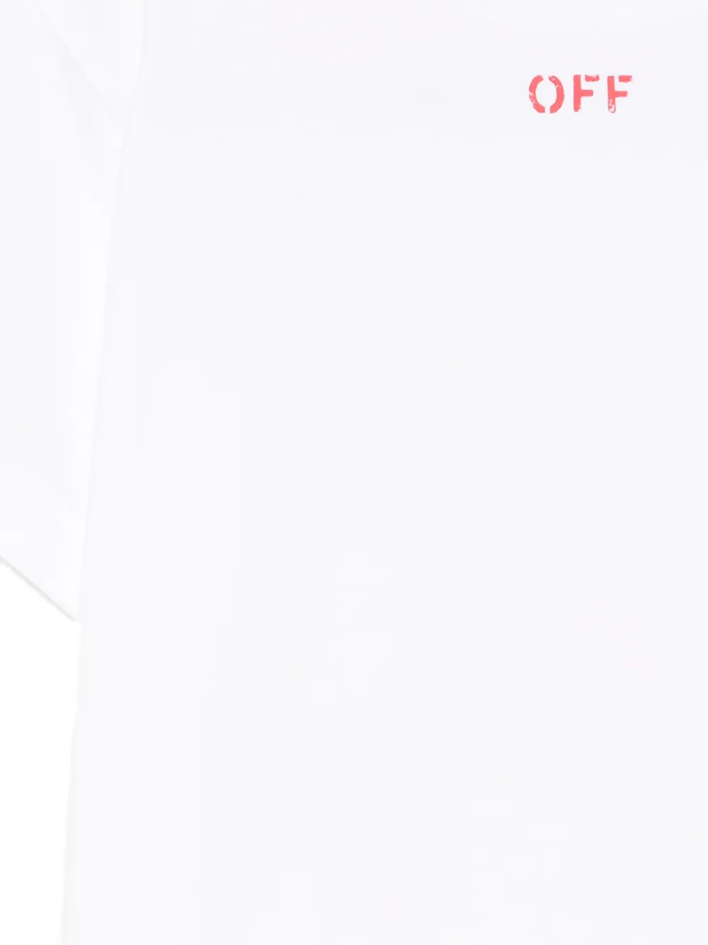 Off-White Kids T-shirt met logoprint Wit