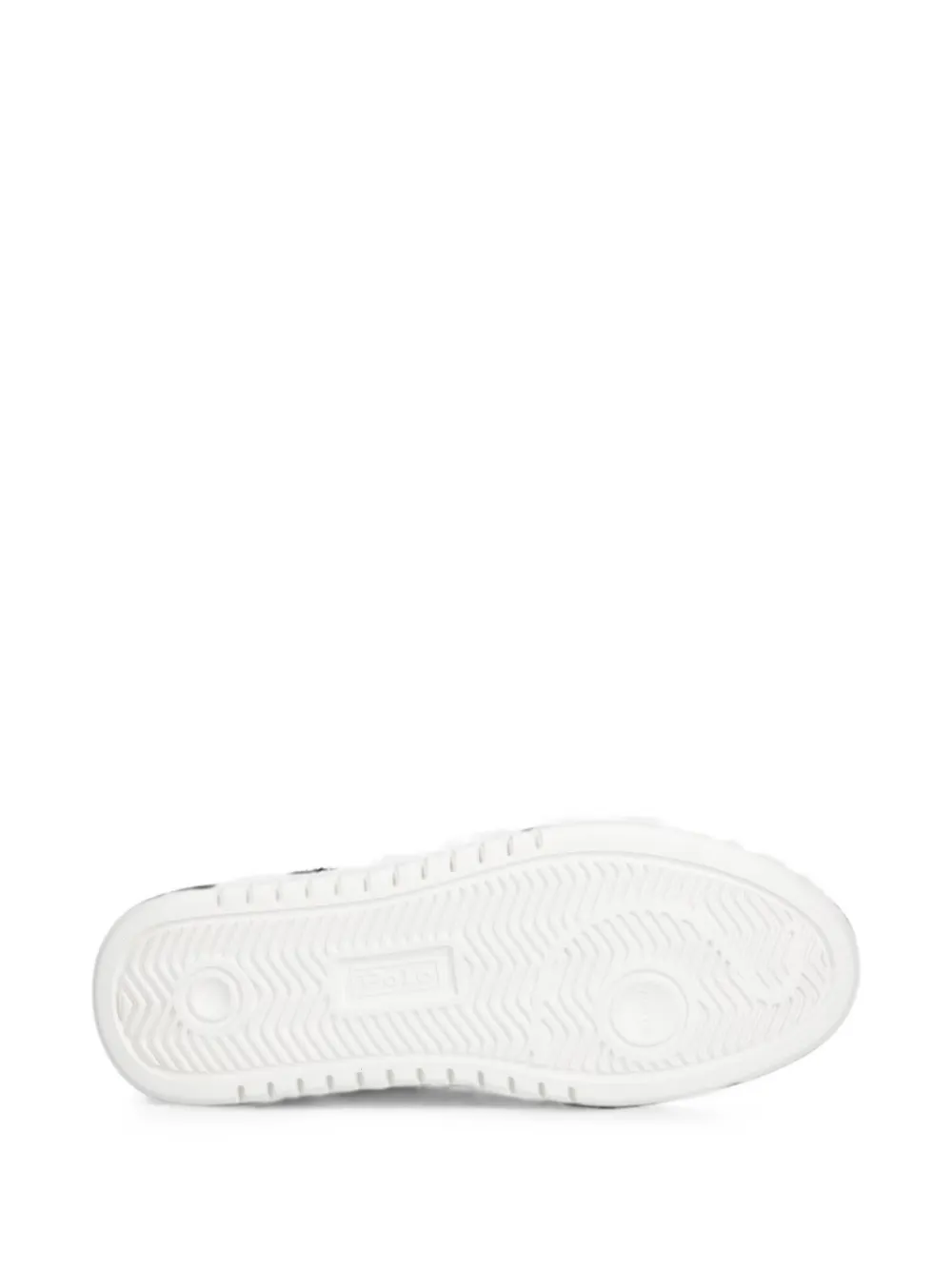 Polo Ralph Lauren logo-embroidered panelled sneakers Wit