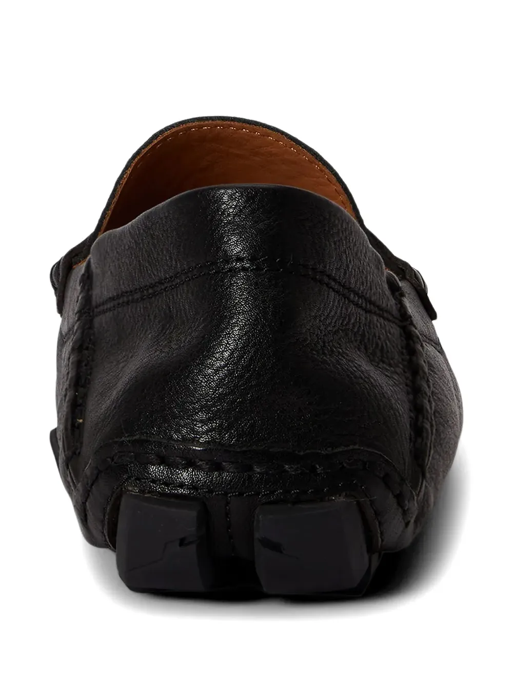 Polo Ralph Lauren grained leather loafers Zwart