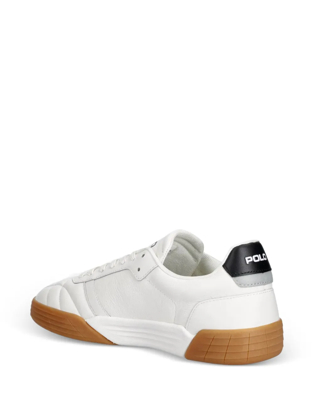 Polo Ralph Lauren quilted leather sneakers Wit
