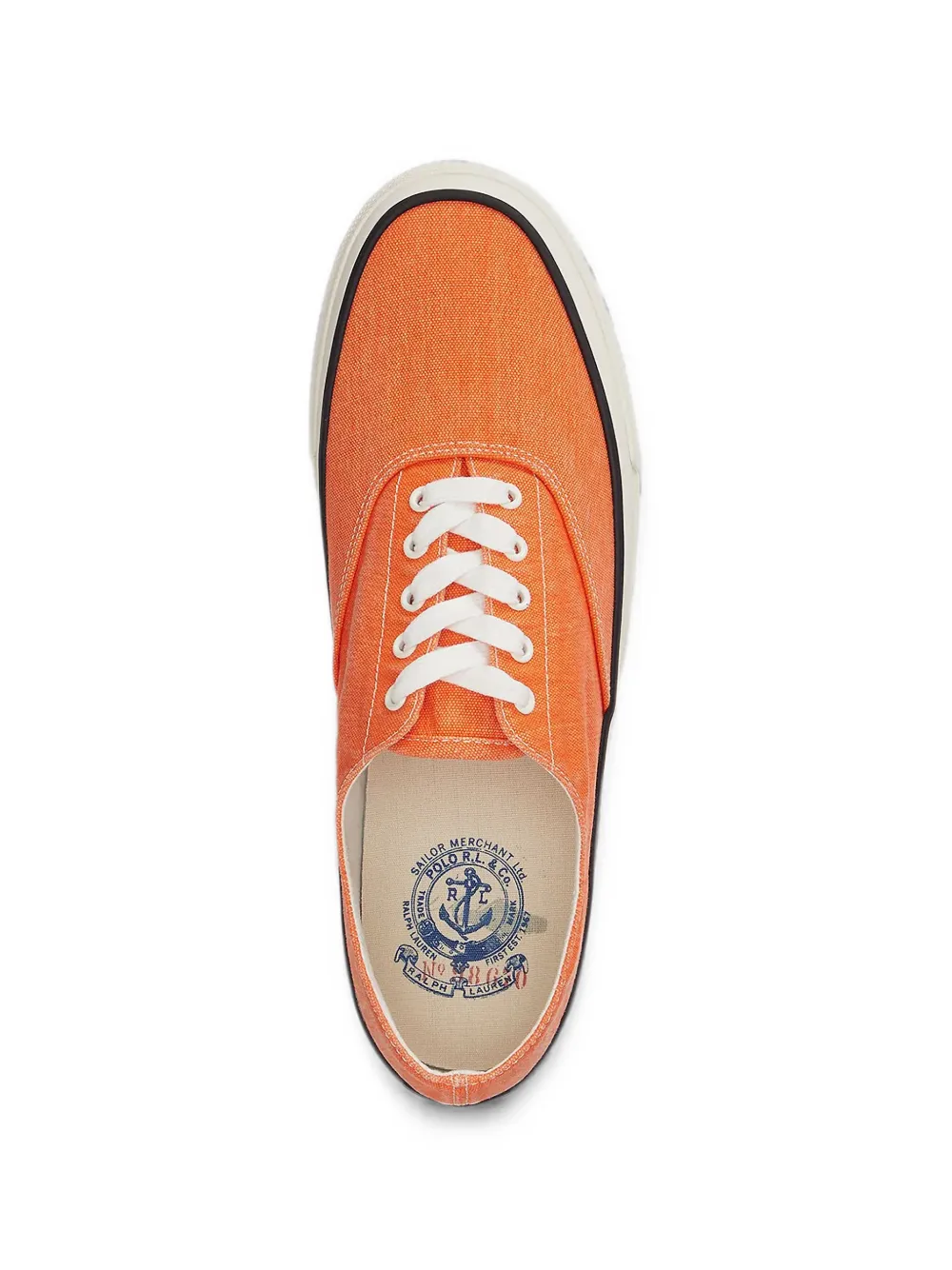 Polo Ralph Lauren Keaton canvas sneakers Oranje