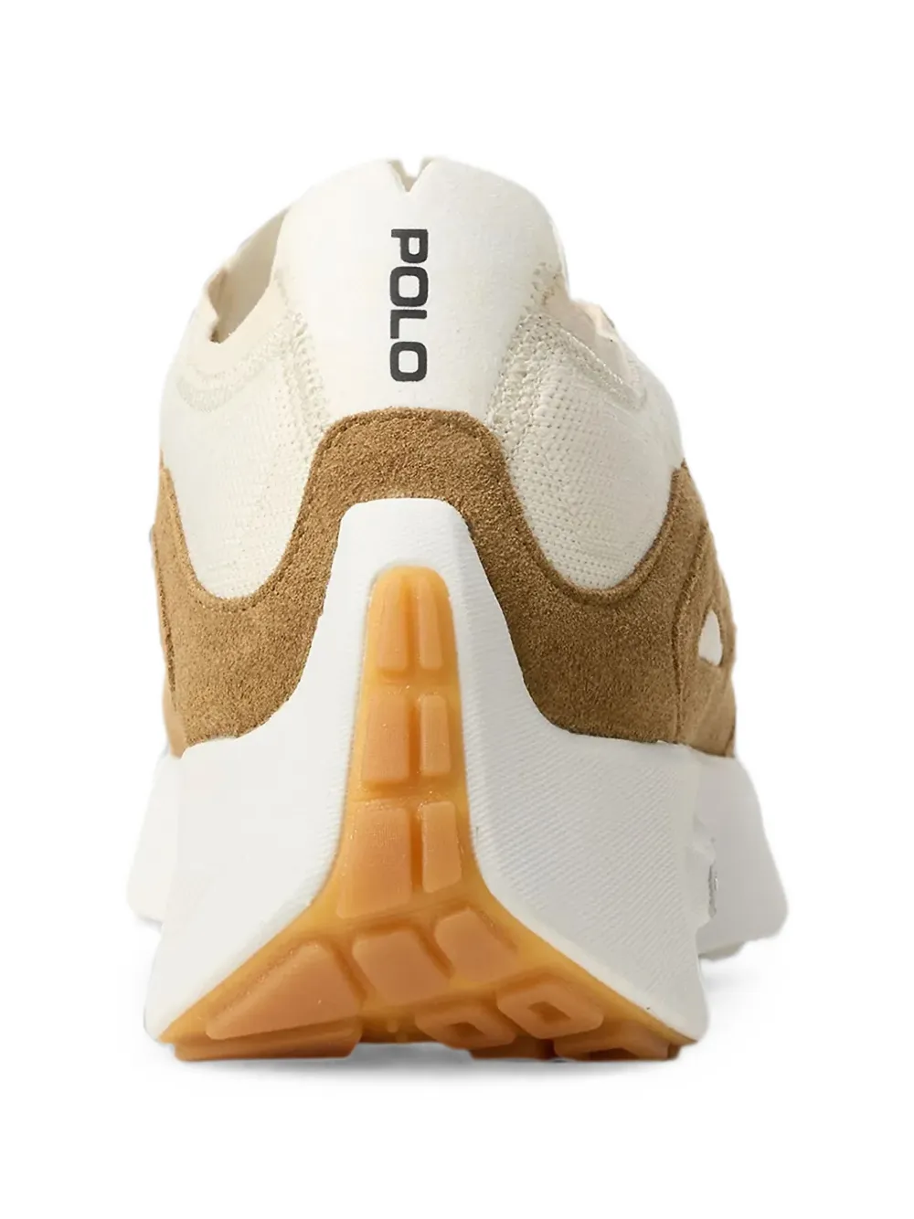 Polo Ralph Lauren Boerum sneakers met suède vlakken Beige